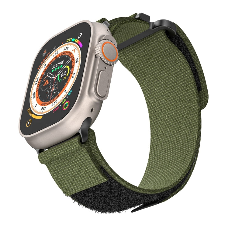 AW Nylon Two-Section Watch Band, For Apple Watch Series 10 46mm, For Apple Watch Series 10 42mm, For Apple Watch SE 2023 44mm, For Apple Watch SE 2023 40mm, For Apple Watch Ultra 2 49mm, For Apple Watch Series 9 45mm, For Apple Watch Series 9 41mm