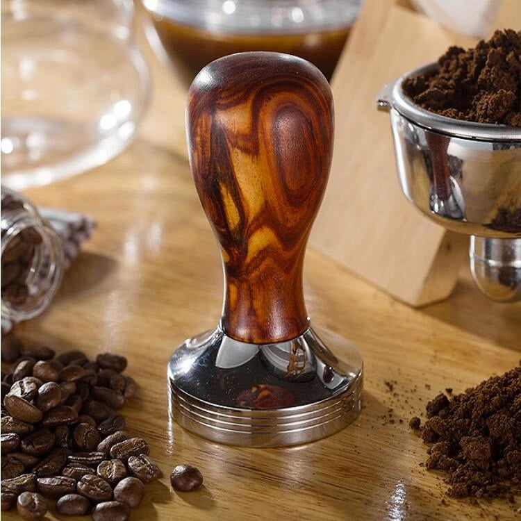 Stainless Steel Solid Wood Handle Integrated Coffee Powder, 57.5mm Red Sandalwood Handle, 58mm Red Sandalwood Handle, 57.5mm Oak Handle, 58mm Oak Handle, 57.5mm Rosewood Handle, 58mm Rosewood Handle, 57.5mm Stainless Steel Detachable Handle