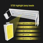 حوض سمك زجاجي XY-30K مع مصباح LED وحامل مائي، قابس أمريكي، XY-30K