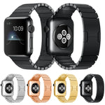 سوار ساعة من الفولاذ المقاوم للصدأ لساعة Apple Watch مقاس 38مم