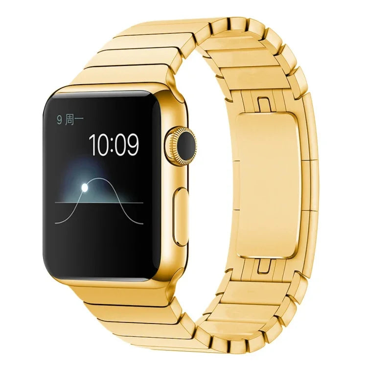 سوار ساعة من الفولاذ المقاوم للصدأ لساعة Apple Watch مقاس 42مم