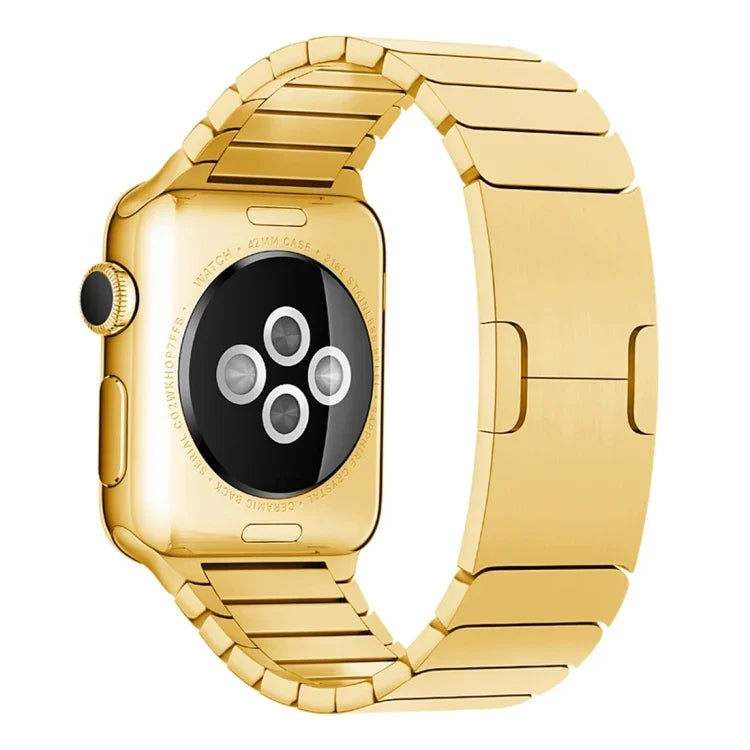 سوار ساعة من الفولاذ المقاوم للصدأ لساعة Apple Watch مقاس 42مم