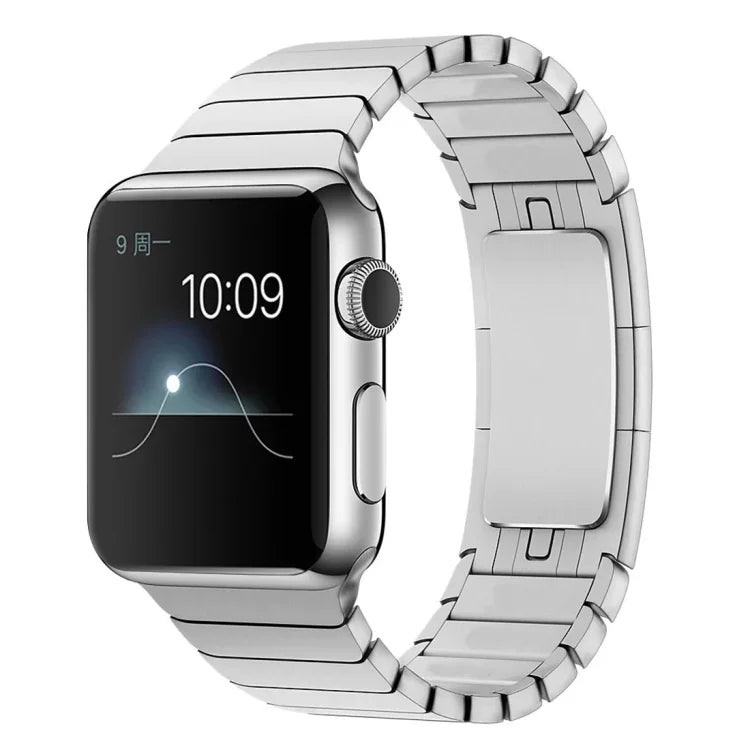 سوار ساعة من الفولاذ المقاوم للصدأ لساعة Apple Watch مقاس 42مم