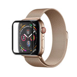 قطعتان ENKAY Hat-Prince 3D كامل من PET + 3D كامل من PET مطلي كهربائياً منحني مقاوم للحرارة عالي الدقة لسلسلة Apple Watch 6 / 5 / 4 / Watch SE 44مم، لسلسلة Apple Watch 6 / 5 / 4 / Watch SE 44مم