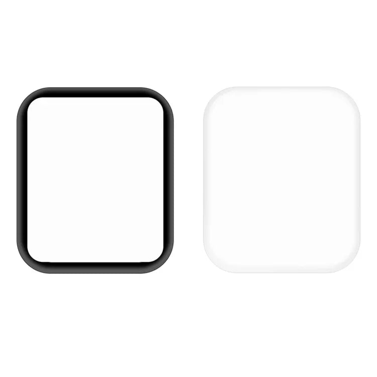 قطعتان ENKAY Hat-Prince 3D كامل من PET + 3D كامل من PET مطلي كهربائياً منحني مقاوم للحرارة عالي الدقة لسلسلة Apple Watch 6 / 5 / 4 / Watch SE 44مم، لسلسلة Apple Watch 6 / 5 / 4 / Watch SE 44مم