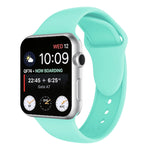 سوار ساعة سيليكون بمسامير مزدوجة لسلسلة Apple Watch 3 و2 و1 مقاس 38مم، Apple Watch مقاس 38مم
