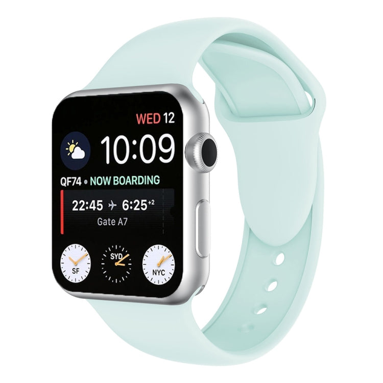 سوار ساعة سيليكون بمسامير مزدوجة لسلسلة Apple Watch 3 و2 و1 مقاس 38مم، Apple Watch مقاس 38مم
