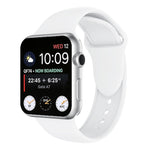 سوار ساعة سيليكون بمسامير مزدوجة لسلسلة Apple Watch 3 و2 و1 مقاس 38مم، Apple Watch مقاس 38مم
