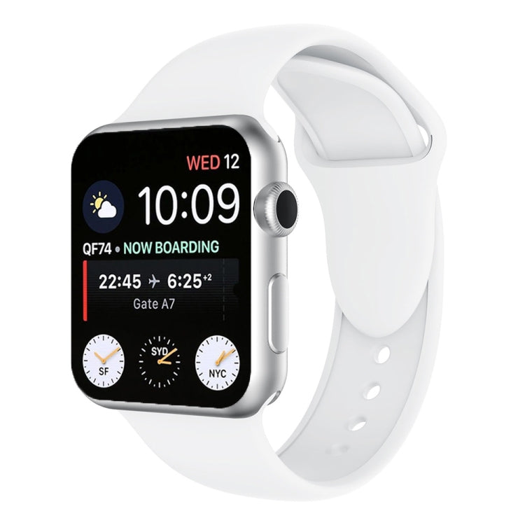 سوار ساعة سيليكون بمسامير مزدوجة لسلسلة Apple Watch 3 و2 و1 مقاس 38مم، Apple Watch مقاس 38مم