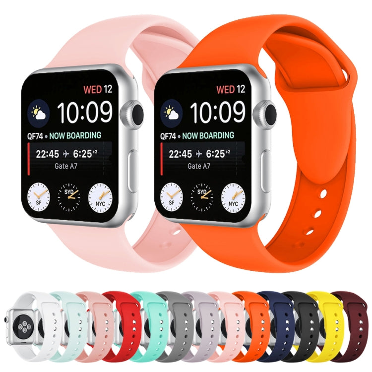 سوار ساعة سيليكون بمسامير مزدوجة لسلسلة Apple Watch 3 و2 و1 مقاس 38مم، Apple Watch مقاس 38مم