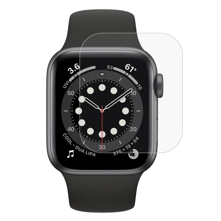 فيلم زجاجي مقسى 9H 2.5D لسلسلة Apple Watch 6 / 5 / 4 / Watch SE مقاس 40مم، لسلسلة Apple Watch 6 / 5 / 4 / Watch SE مقاس 40مم