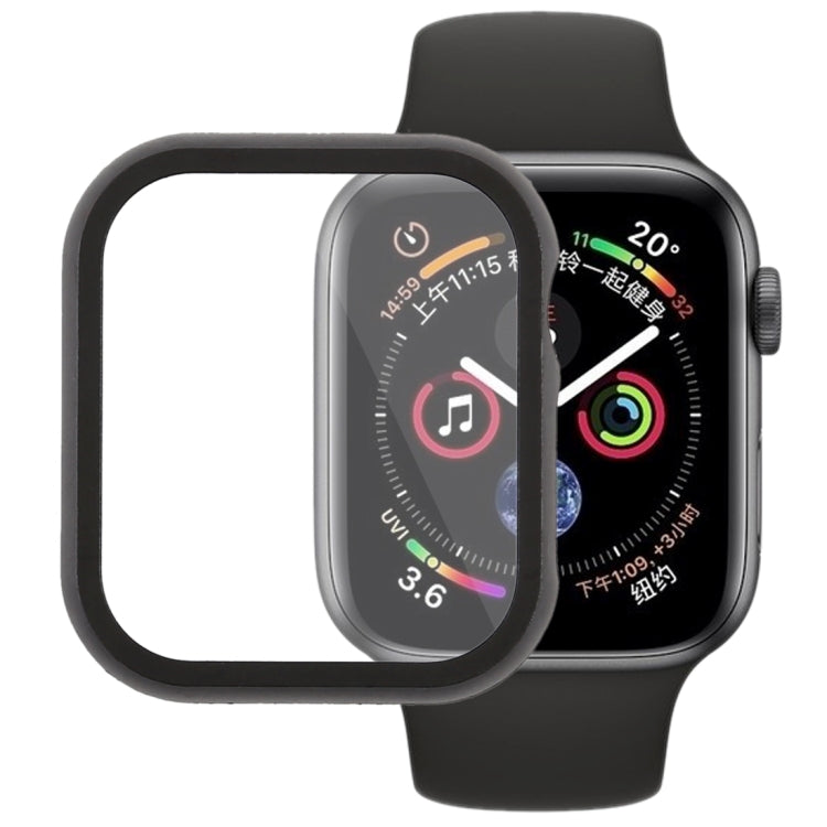 غطاء حماية بإطار أمامي معدني لسلسلة Apple Watch 6 / 5 / 4 / Watch SE مقاس 40مم، لسلسلة Apple Watch 6 / 5 / 4 / Watch SE مقاس 40مم