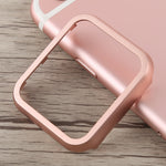 غطاء حماية بإطار معدني أمامي لسلسلة Apple Watch 6 / 5 / 4 / Watch SE 44مم، لسلسلة Apple Watch 6 / 5 / 4 / Watch SE 44مم