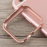 غطاء حماية بإطار معدني أمامي لسلسلة Apple Watch 6 / 5 / 4 / Watch SE 44مم، لسلسلة Apple Watch 6 / 5 / 4 / Watch SE 44مم