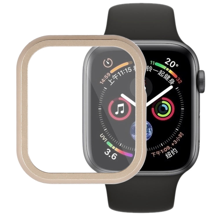 غطاء حماية بإطار معدني أمامي لسلسلة Apple Watch 6 / 5 / 4 / Watch SE 44مم، لسلسلة Apple Watch 6 / 5 / 4 / Watch SE 44مم