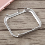 غطاء حماية بإطار معدني أمامي لسلسلة Apple Watch 6 / 5 / 4 / Watch SE 44مم، لسلسلة Apple Watch 6 / 5 / 4 / Watch SE 44مم