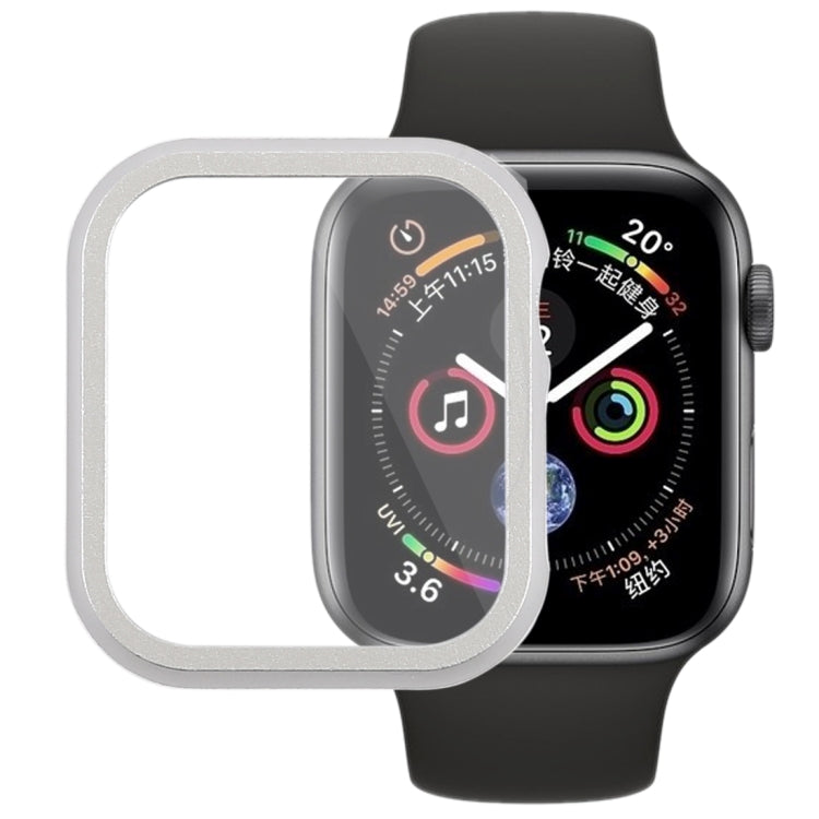 غطاء حماية بإطار معدني أمامي لسلسلة Apple Watch 6 / 5 / 4 / Watch SE 44مم، لسلسلة Apple Watch 6 / 5 / 4 / Watch SE 44مم