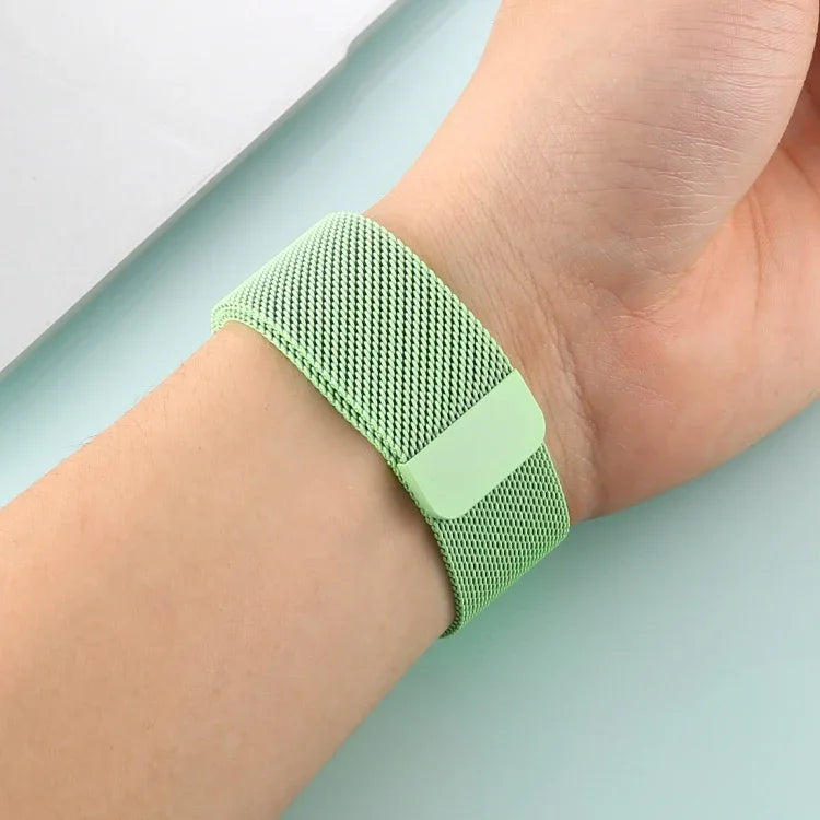 سوار ساعة نايلون مغناطيسي متغير اللون لسلسلة Apple Watch 7 41مم / 6 & SE & 5 & 4 40مم / 3 & 2 & 1 38مم، 40مم