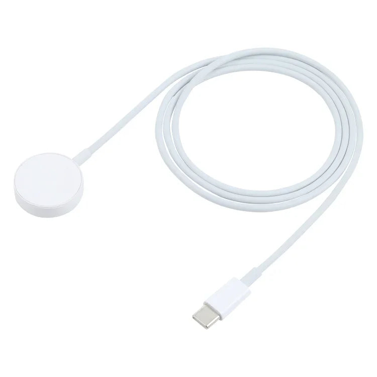 كابل شحن سريع لاسلكي مغناطيسي بمنفذ Type-C / USB-C لساعات آبل