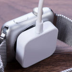 كابل شحن USB مغناطيسي سريع مربع بطول 1 متر لساعات آبل سيريس ألترا/8/7/6/SE/SE2/5/4/3/2