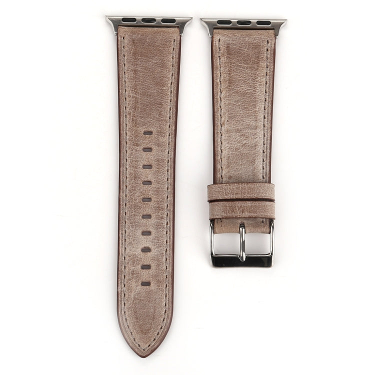 سوار ساعة من الجلد الطبيعي بأسلوب جديد لساعات آبل سيريس 10 مقاس 42mm / 9 و8 و7 مقاس 41mm / SE 3 وSE 2 و6 وSE و5 و4 مقاس 40mm / 3 و2 و1 مقاس 38mm، 38mm