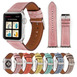 سوار ساعة من الجلد الطبيعي بأسلوب جديد لساعات آبل سيريس 10 مقاس 42mm / 9 و8 و7 مقاس 41mm / SE 3 وSE 2 و6 وSE و5 و4 مقاس 40mm / 3 و2 و1 مقاس 38mm، 38mm