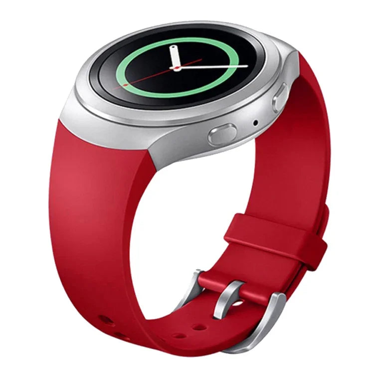 لساعة Samsung Gear S2 Sport / Gear S2 سوار ساعة سيليكون بلون صلب