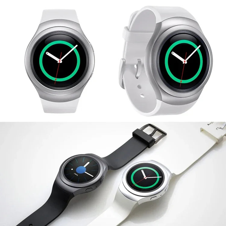 لساعة Samsung Gear S2 Sport / Gear S2 سوار ساعة سيليكون بلون صلب