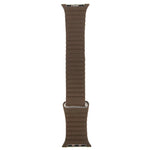 For Apple Watch 42mm Loop Magnetic Closure Clasp PU Leather Watch Band