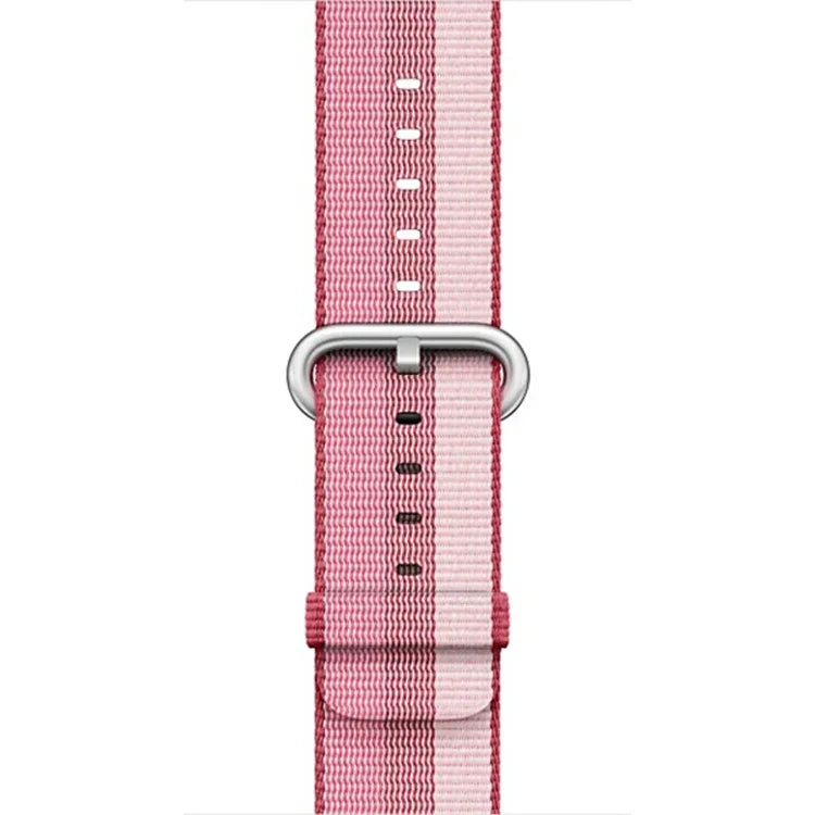 سوار ساعة من النايلون المنسوج مخطط لساعات آبل 42mm، لساعات آبل 42mm