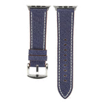 لساعة Apple Watch السلسلة 10 42مم / 9&8&7 41مم / SE 3&SE 2&6&SE&5&4 40مم / 3&2&1 38مم سوار ساعة من الجلد الطبيعي بنمط راعي البقر بسيط وأنيق، 38مم
