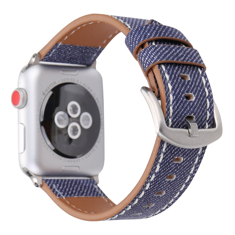 لساعة Apple Watch السلسلة 10 42مم / 9&8&7 41مم / SE 3&SE 2&6&SE&5&4 40مم / 3&2&1 38مم سوار ساعة من الجلد الطبيعي بنمط راعي البقر بسيط وأنيق، 38مم