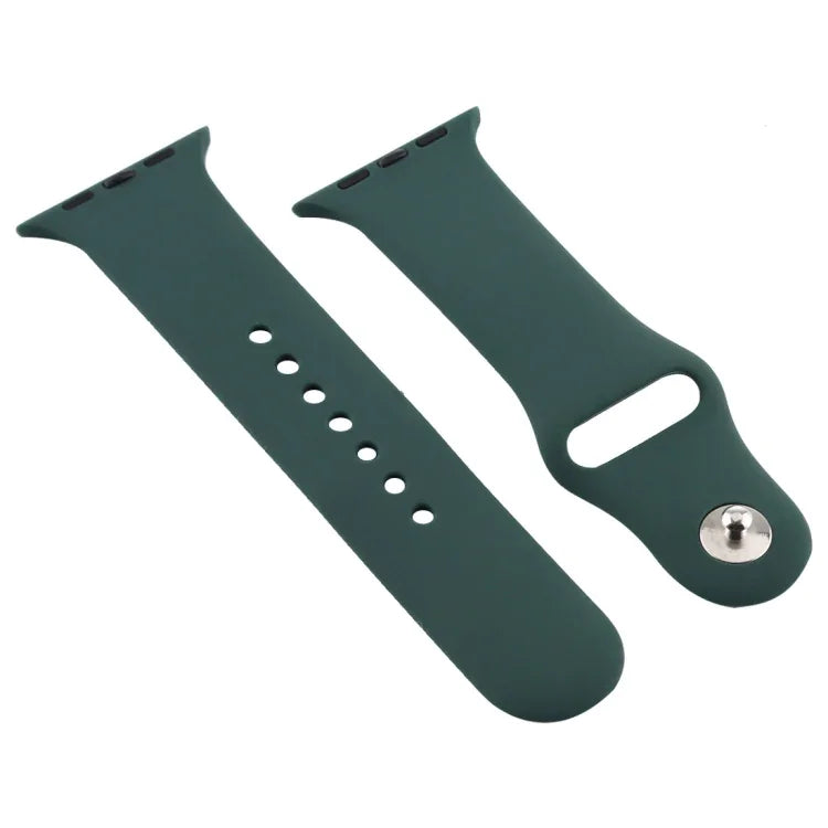 سوار ساعة من السيليكون لساعات آبل سيريس 7 مقاس 41mm / 6 وSE و5 و4 مقاس 40mm / 3 و2 و1 مقاس 38mm، لساعات آبل سيريس 7 مقاس 41mm / 6 وSE و5 و4 مقاس 40mm / 3 و2 و1 مقاس 38mm
