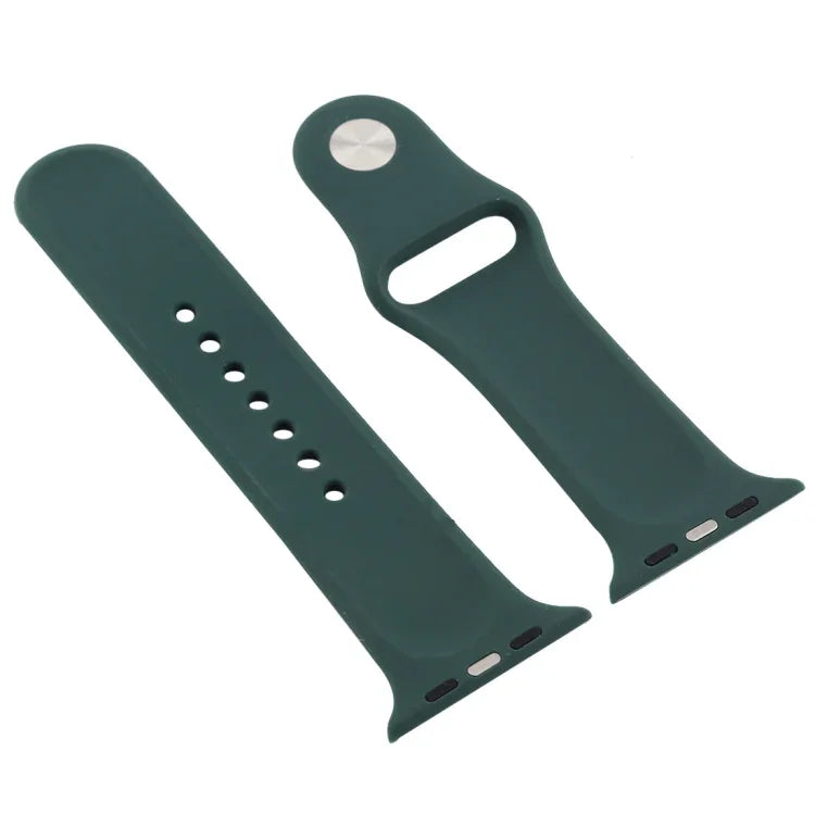 سوار ساعة من السيليكون لساعات آبل سيريس 7 مقاس 41mm / 6 وSE و5 و4 مقاس 40mm / 3 و2 و1 مقاس 38mm، لساعات آبل سيريس 7 مقاس 41mm / 6 وSE و5 و4 مقاس 40mm / 3 و2 و1 مقاس 38mm
