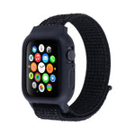 لساعة Apple Watch Ultra 49مم وWatch Ultra 2 49مم / السلسلة 10 46مم / 9 و8 و7 45مم / SE 3 وSE 2 و6 وSE و5 و4 44مم / 3 و2 و1 42مم سوار ساعة نايلون مع مشبك هوك ولووب، لساعات Apple Watch Ultra 49مم / السلسلة 8 و7 45مم / SE 2 و6 وSE و5 و4 44مم / 3 و2 و1 42مم