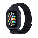 لساعة Apple Watch Ultra 49مم وWatch Ultra 2 49مم / السلسلة 10 46مم / 9 و8 و7 45مم / SE 3 وSE 2 و6 وSE و5 و4 44مم / 3 و2 و1 42مم سوار ساعة نايلون مع مشبك هوك ولووب، لساعات Apple Watch Ultra 49مم / السلسلة 8 و7 45مم / SE 2 و6 وSE و5 و4 44مم / 3 و2 و1 42مم