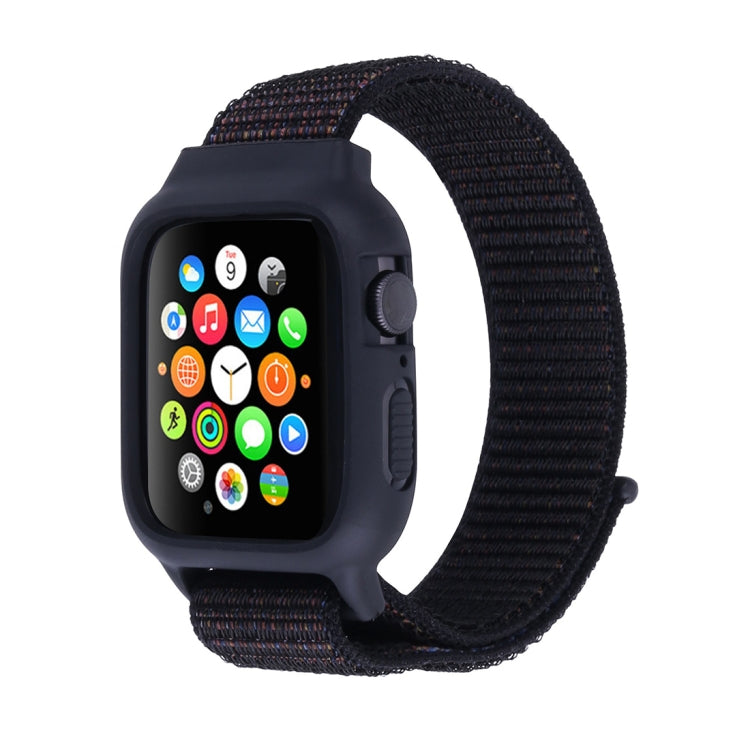 لساعة Apple Watch Ultra 49مم وWatch Ultra 2 49مم / السلسلة 10 46مم / 9 و8 و7 45مم / SE 3 وSE 2 و6 وSE و5 و4 44مم / 3 و2 و1 42مم سوار ساعة نايلون مع مشبك هوك ولووب، لساعات Apple Watch Ultra 49مم / السلسلة 8 و7 45مم / SE 2 و6 وSE و5 و4 44مم / 3 و2 و1 42مم