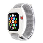 لساعة Apple Watch Ultra 49مم وWatch Ultra 2 49مم / السلسلة 10 46مم / 9 و8 و7 45مم / SE 3 وSE 2 و6 وSE و5 و4 44مم / 3 و2 و1 42مم سوار ساعة نايلون مع مشبك هوك ولووب، لساعات Apple Watch Ultra 49مم / السلسلة 8 و7 45مم / SE 2 و6 وSE و5 و4 44مم / 3 و2 و1 42مم