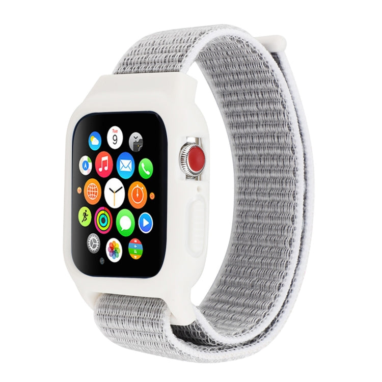 لساعة Apple Watch Ultra 49مم وWatch Ultra 2 49مم / السلسلة 10 46مم / 9 و8 و7 45مم / SE 3 وSE 2 و6 وSE و5 و4 44مم / 3 و2 و1 42مم سوار ساعة نايلون مع مشبك هوك ولووب، لساعات Apple Watch Ultra 49مم / السلسلة 8 و7 45مم / SE 2 و6 وSE و5 و4 44مم / 3 و2 و1 42مم