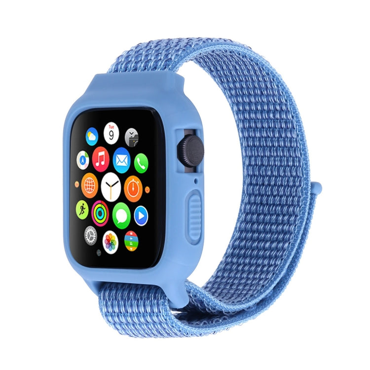 لساعة Apple Watch Ultra 49مم وWatch Ultra 2 49مم / السلسلة 10 46مم / 9 و8 و7 45مم / SE 3 وSE 2 و6 وSE و5 و4 44مم / 3 و2 و1 42مم سوار ساعة نايلون مع مشبك هوك ولووب، لساعات Apple Watch Ultra 49مم / السلسلة 8 و7 45مم / SE 2 و6 وSE و5 و4 44مم / 3 و2 و1 42مم