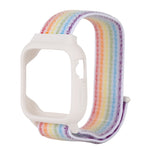 لساعة Apple Watch Ultra 49مم وWatch Ultra 2 49مم / السلسلة 10 46مم / 9 و8 و7 45مم / SE 3 وSE 2 و6 وSE و5 و4 44مم / 3 و2 و1 42مم سوار ساعة نايلون مع مشبك هوك ولووب، لساعات Apple Watch Ultra 49مم / السلسلة 8 و7 45مم / SE 2 و6 وSE و5 و4 44مم / 3 و2 و1 42مم