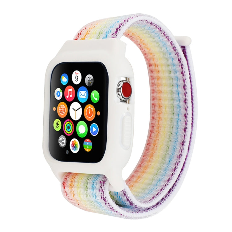 لساعة Apple Watch Ultra 49مم وWatch Ultra 2 49مم / السلسلة 10 46مم / 9 و8 و7 45مم / SE 3 وSE 2 و6 وSE و5 و4 44مم / 3 و2 و1 42مم سوار ساعة نايلون مع مشبك هوك ولووب، لساعات Apple Watch Ultra 49مم / السلسلة 8 و7 45مم / SE 2 و6 وSE و5 و4 44مم / 3 و2 و1 42مم
