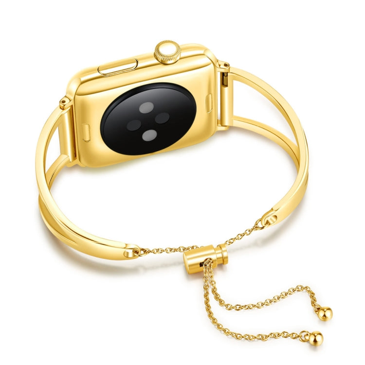 سوار ساعة يد معدني بشكل حرف V مع إبزيم من الفولاذ المقاوم للصدأ لساعات Apple Watch Ultra 49مم وWatch Ultra 2 49مم / السلسلة 10 46مم / 9 و8 و7 45مم / SE 3 وSE 2 و6 وSE و5 و4 44مم / 3 و2 و1 42مم، 7 45مم / 6 وSE و5 و4 44مم / 3 و2 و1 42مم