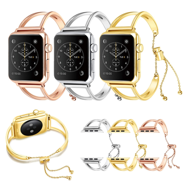 سوار ساعة يد معدني بشكل حرف V مع إبزيم من الفولاذ المقاوم للصدأ لساعات Apple Watch Ultra 49مم وWatch Ultra 2 49مم / السلسلة 10 46مم / 9 و8 و7 45مم / SE 3 وSE 2 و6 وSE و5 و4 44مم / 3 و2 و1 42مم، 7 45مم / 6 وSE و5 و4 44مم / 3 و2 و1 42مم