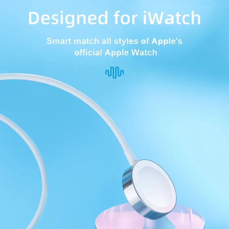 كابل شحن مغناطيسي محمول من سلسلة Ben موديل JOYROOM S-IW001 بطول 1.2م وقوة 2.5 واط لساعات Apple Watch