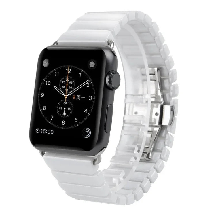 لساعة Apple Watch السلسلة 3 & 2 & 1 38مم سوار ساعة سيراميك دقيق للمعصم، 38مم
