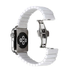 لساعة Apple Watch السلسلة 3 & 2 & 1 38مم سوار ساعة سيراميك دقيق للمعصم، 38مم
