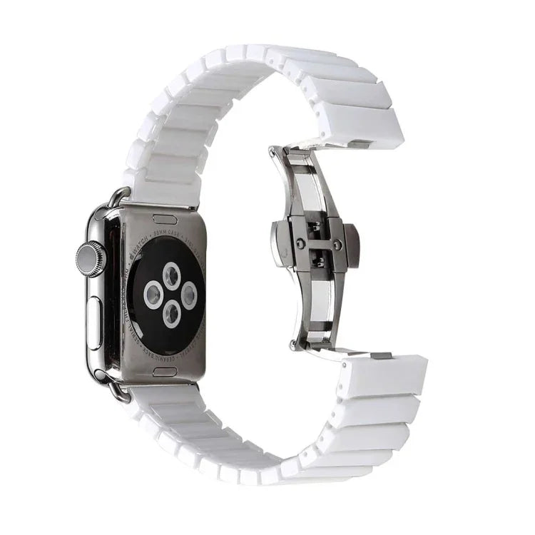 لساعة Apple Watch السلسلة 3 & 2 & 1 38مم سوار ساعة سيراميك دقيق للمعصم، 38مم