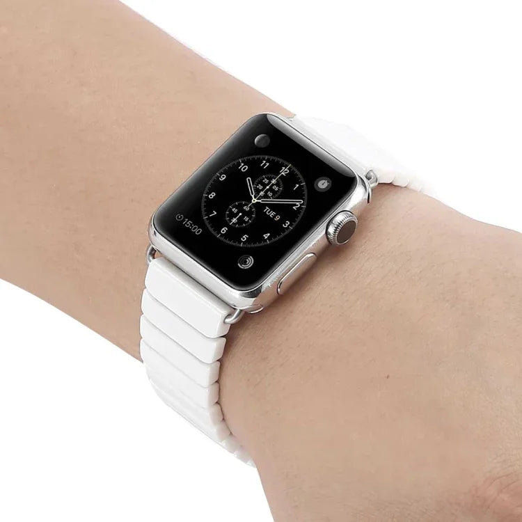 لساعة Apple Watch السلسلة 3 & 2 & 1 38مم سوار ساعة سيراميك دقيق للمعصم، 38مم