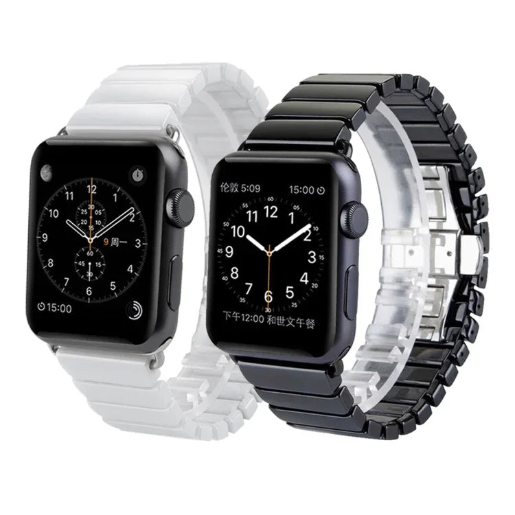 لساعة Apple Watch السلسلة 3 & 2 & 1 38مم سوار ساعة سيراميك دقيق للمعصم، 38مم